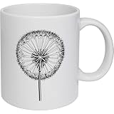 Azeeda 11oz (320ml) 'Dandelion Clock' Ceramic Mug/Cup (MG00077021)