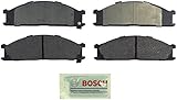 BOSCH BE333 Blue Semi-Metallic Disc Brake Pad Set - Compatible With Select Nissan D21, Frontier, Pathfinder, Pickup, Van; Subaru SVX; FRONT