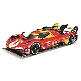 Bburago FERRARI RACING 499P LE MANS HYPERCAR(2024) AF CORSE #50-1:24 Scale - Incredibly Detailed Die-Cast Replica Collectible Race Car Model, Multiple Colours