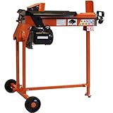 Forest Master FM10T-7 7 Ton Electric Log Splitter - DUOCUT Blade - 450mm Log Length Capacity - Ramstop - Pre-Filled with Oil and Ready to Use - Stand Included