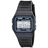 Casio F91W-1 Classic Water Resistant Black Digital Wrist Watch,Resin Strap Band