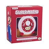 Paladone Super Mushroom Light Up Alarm Clock, Multicolored, One Size