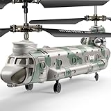 Syma Q21 Military Remote Control Helicopter for Kids 8-12 & Adults - Flying Helicopter Toy with Altitude Hold, One-Key Takeoff/Landing, Auto Hover