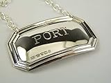 New Sterling Silver Decanter/Wine Label - Port - Boxed