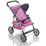 Molly Dolly My First Doll's Pushchair - Collapsible Toy Pram For Girls