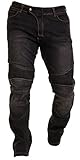 Rider Protec® Mens Motorbike Trousers Motorcycle Jeans Men Denim Biker Pants Stretch Aramid Protection Lining