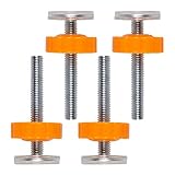 COSORO Stair Gate Spares Wall Fixings-4 Pack M10 Pressure Baby Gates Threaded Spindle Rods Walk Thru Gates Accessory Screw Bolts for Baby and Pet Safety Gates, Pressure Mounted Gates Replacement Set