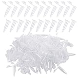 500 Pieces Centrifuge Tube, 1.5ML Micro Test Tubes Sample Vial Clear Conical Microtube Plastic Centrifuge Tube with Lid Graduated Test Tube for Laboratory