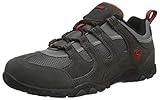 Hi-Tec Men's QUADRA II Walking Shoe, Charcoal/Zingy RED, 11 UK