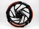 BIKE-label Rim Edge Sticker Orange Compatible with KTM 1290 Super Adventure S + R X710041