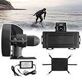 YLANMEI Electric Motorized Surfboard, Surf & SUP Fin Battery Electric Fin Stand Up Paddle Board Motor Surf Board, 12V Kayak Surfboard Rechargable Jet Powered Surfboard Kit,D260