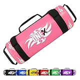Ladies Power Sandbag Weight Lifting Pink Boxing Training Handles Exercise Running Workout MMA Fitness Sand Bag (Pink, 10kg)