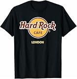 Hards Rock Cafe London Retro T-Shirt Men Black