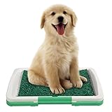 ALBERT AUSTIN Pet Puppy Mat Potty Training Pad Indoor Dog Toilet Trainer Artificial Grass Ultra Absorbent Doggy Pee Pad Odour-Free Easy to Clean Ideal for Puppies Small to Medium Sized Dogs