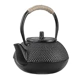 Cast Iron Teapot, Black Japanese Teapot 800ml