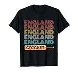 Retro Vintage England Cricket T-Shirt