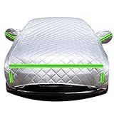 Winter Car Window Cover for Chevy C10 LWB Pickup 1973-1987 Heavy-Duty Hail-Resistant Half-Car Cover, Quick and Easy to Install