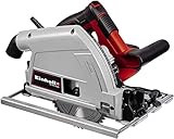 Einhell Plunge Saw TE-PS 165 (1200 W, Tool-free Adjustment of Cutting Depth + Tilt Angle, High-Grade Carbide Saw Blade, Blade Lock)