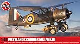 Airfix Standard Model Set - A07116 Westland Lysander Mk.I/Mk.III Model Building Kit - Plastic Aircraft Kits for Adults & Children 8+, Includes 171 Pieces - 1:48 Scale