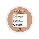 L'Oréal Paris Age Perfect Firming Make-Up Balm 03 Medium Nourishing Makeup Wonder for Healthy-Looking Skin 18ml