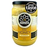 Pure Raw Honey Great Taste Award 2025 Single Source from Srebarna Biosphere Region, Unfiltered, Unpasteurized Cold Extracted in Glass Jar 900g by natura Honey