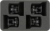 Feldherr HSMEHK085BO foam tray compatible with Adeptus Titanicus: 4 Warhound Scout Titans