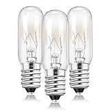 3 Pack 15W T18 E14 Mini Wax Warmer Light Bulb, Scentsy Wax Burner Bulbs Dimmable, Warm White 2700K, Small Edison Screw SES Salt Lamp Bulbs 230V, Pygmy Bulb for Plug in Wax Melt Burner