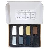Drawing Soft Pastels Half Stick Set of 8