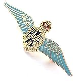 MOD Approved RAF Royal Air Force Sweetheart Wings Blue Enamelled Pin Badge