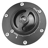 Fuel Tank Cap For Triumph Tiger 800/900 Daytona 675/R Street Triple 675 RX Speed Triple 1050 R ABS Motorcycle Gas Cover Keyless Quick Release (Black)