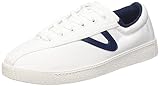 TRETORN Women's Nylite Plus Canvas Sneakers, White/Navy, 5.5 UK
