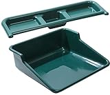 Muddy Hands Large Green Plastic Potting Tray with Shelf Garden Greenhouse Plant Pot Tidy Work Table