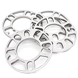 4 x 10mm Aluminum Alloy Wheel Spacers Shims Plate 4&5 Stud For Autocar Universal