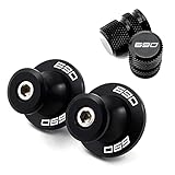 YIJIEBAO Fit For KTM 690 SMC Duke 690SMC SMC R 690duke 2009-2019 2020 2021 2022 Motorcycle Valve Caps M10 Swingarm Spools Slider Stand Screws Threaded Rear Rocker(A Set-Black)