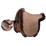 Acavallo Gel-Grip Showing Numnah Medium Brown