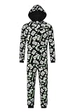 ThePyjamaFactory Boys I Paused My Game To Be Here Fleece Gaming Sleepsuit (13-14 Years) Black