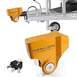 NiwNiw Heavy Duty Trailer Hitch Lock for Ifor Williams Knott Avonride 50mm Forged Steel Ball Head (575003/575004/575005/575008),High Security Anti-Theft Coupling Lock with Hardened Steel Armor