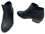Ankle Boot, Black, Wide