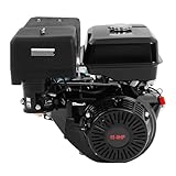 15 HP Petrol 420 CC Vertical Replacement 9 kW 1 Cylinder Industrial Forced Air-Cooled Single Cylinder Engine with Oil Alarm (3600 rpm, 25 mm Shaft)