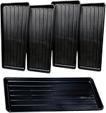 e Dukan 98cm Large Plastic Grow Bag Trays for Garden Plant Pots, Propagation & Seedling Trays – Heavy Duty Waterproof Drip Tray for Indoor Outdoor Gardening, Greenhouse & Hydroponic Use