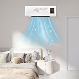 Portable Air Conditioner, Multifunctional Wall Mounted AC Unit with Remote Control, Quiet One Fast Cooling for Bedroom, Living Room, Office