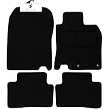 BCM Car Mats - Compatible with Nissan Qashqai 2014-2021 - Carpet - Fully Tailored Floor Mat - Anti-Slip Granulated Backing - Black Trimming - 4 Piece Non-Slip