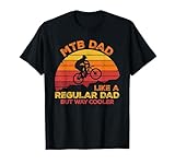 Mountain Bike Dad Retro Funny Cool Father Trail Father’s Day T-Shirt