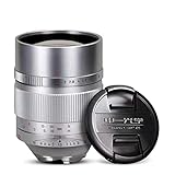 Mitakon Speedmaster Full Frame 90mm F1.5 Lens for Leica M Mount Camera, Silver