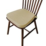 Chair Cushions Pads, 2 Piece Seat Pads for Dining Chairs with Ties Non Slip Seat Cushions, Big Hippo Chair Cushion for Kitchen, Patio Garden, Dining Room Washable Cover