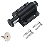 Magnetic Pressure Push to Open Touch Latch Catch for Kitchen Cabinet Doors Includes Counterplate and Fixing Screws