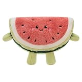 ANNIUP 40cm Cartoon Cuddle Watermelon Plush Toy Summer Fruit Pillow Cushion Soft Cuddly Fruit Soft Toys Stuffed Toys for Kids Adults Plushie Lovers Ideal for Holidays Birthday or Kids Gift