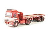 Oxford Diecast 76LV002 ERF LV Flatbed Trailer Carnation