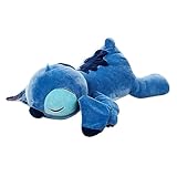 Disney Store Official Stitch Cuddleez Large Soft Toy, Lilo & Stitch, 20cm/8”, Kids Stuffed Animal Pillow Collectable Plush Doll Cushion