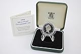 1994 Silver Proof bank of England Tercentenary £2 COA & Deluxe Boxed